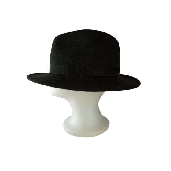 SCALA Classics FEDORA Men Large Grey Made in USA 100% WOOL Hats - Picture 2 of 4